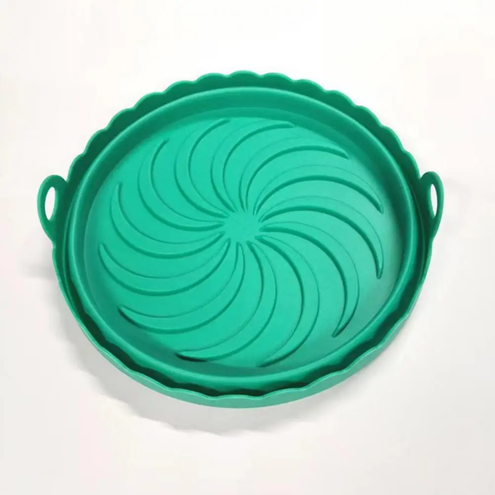 

Полезный складной кухонный инструмент для выпечки в столовой, инструмент для обжарки, круглая фритюрница с защитой от царапин, силиконовый коврик для барбекю