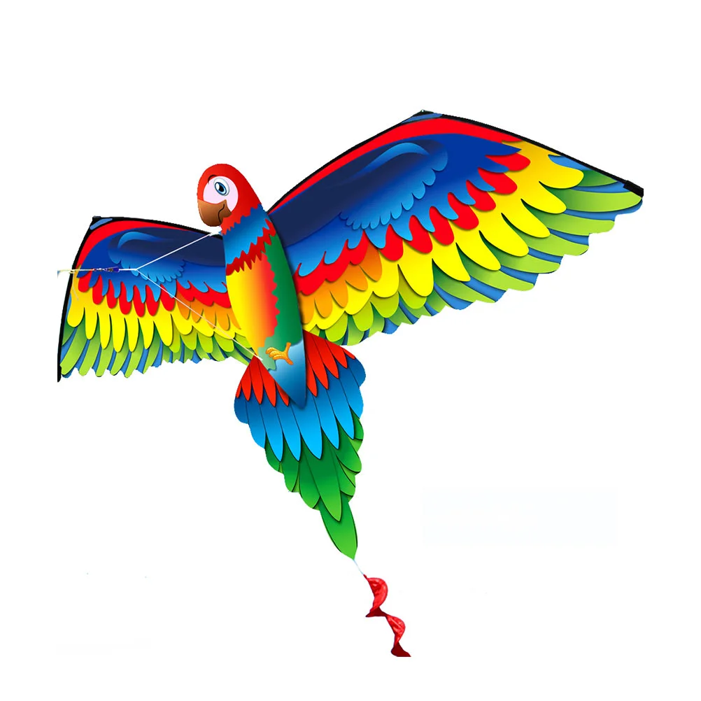 

Three-dimensional Parrot Kite Outdoor Toy Kids Adult-toys Long Tail Funny Aldult Colorful flying kites