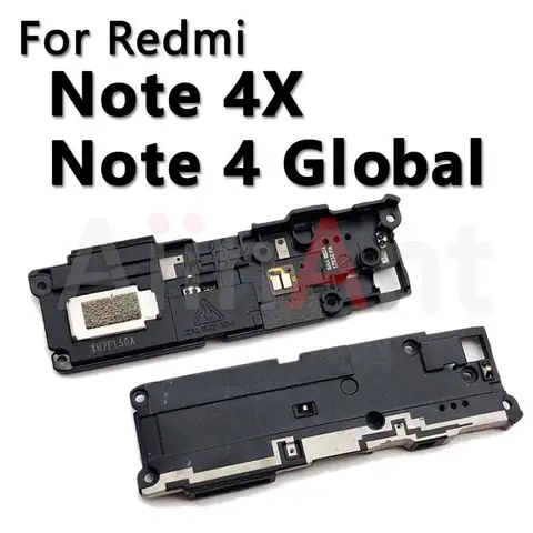Нижний громкоговоритель Aiinant, звуковое кольцо, динамик, гибкий кабель для Xiaomi Redmi Note 4 5 6 4X 5A 6A Pro Global