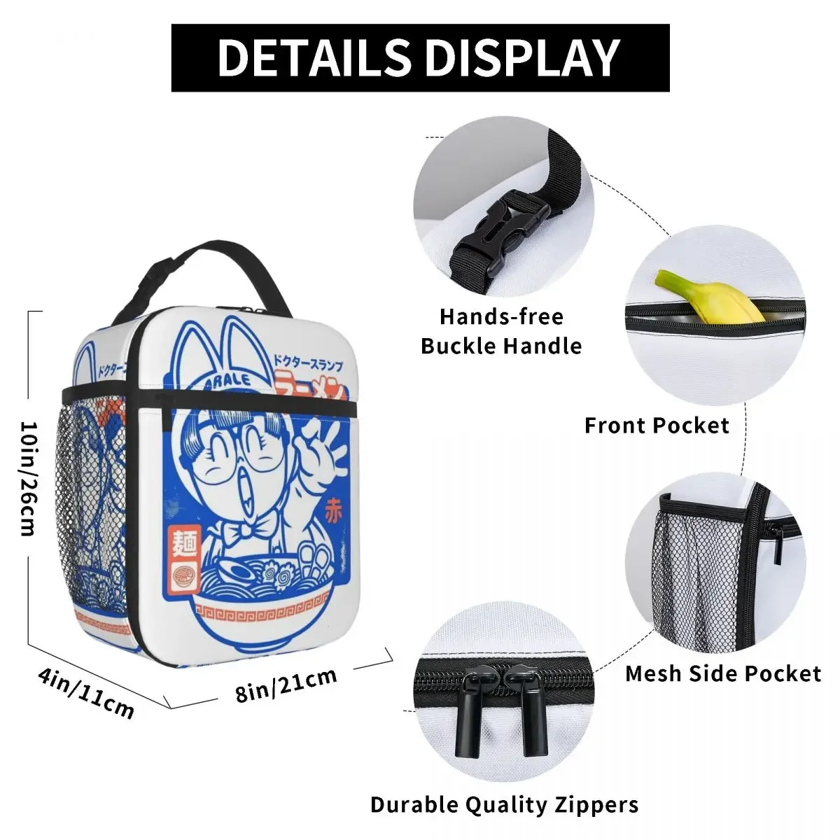 Аниме Arale Dr Slump Сумка Для Обеда Герметичная Изолированная Сумка-термос Девочек И