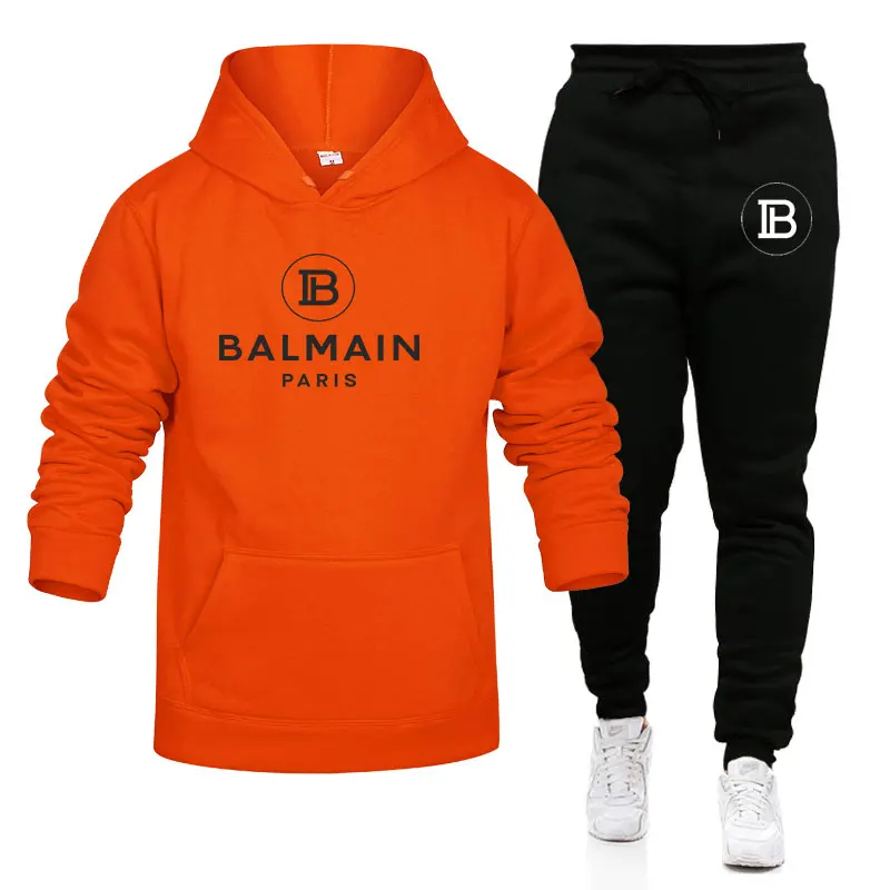 

Men's Sets Autumn Winter Brand Limited Edition Printing Women Tracksuit Sweater Hoodie Pants Fashion Casual Couple Sports Shirt