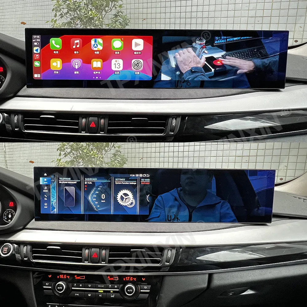 12 3-дюймовый автомобильный радиоприемник для BMW X5 F15 2014-2017 мультимедийный