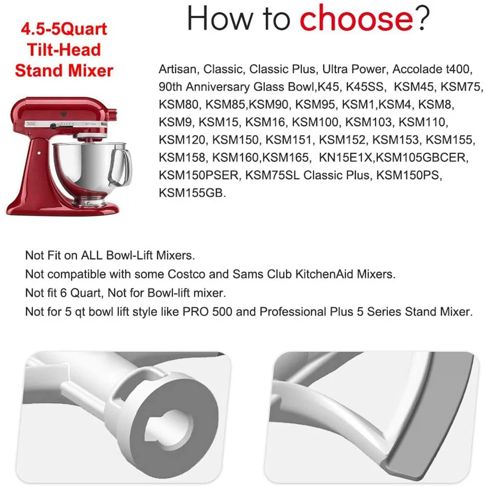 Измельчитель с гибкой кромкой для кухонной помощи Миксер наклонной головкой