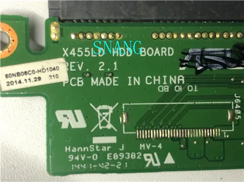 Используется для ASUS X455 A455LD X455LD X455LJ Плата жесткого диска REV 3.1