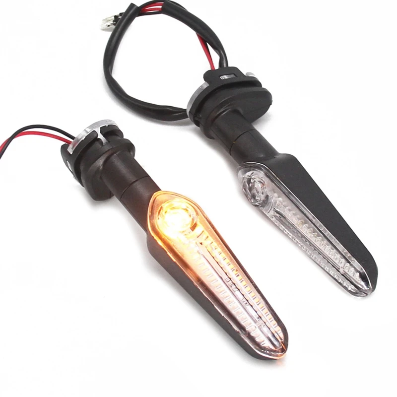 

1 Pair Motorcycle LED Turn Signal Lights Flashing Light Blinker Turn Signal Lamp Moto Indicator Lamp Motorcycle Indicator Light