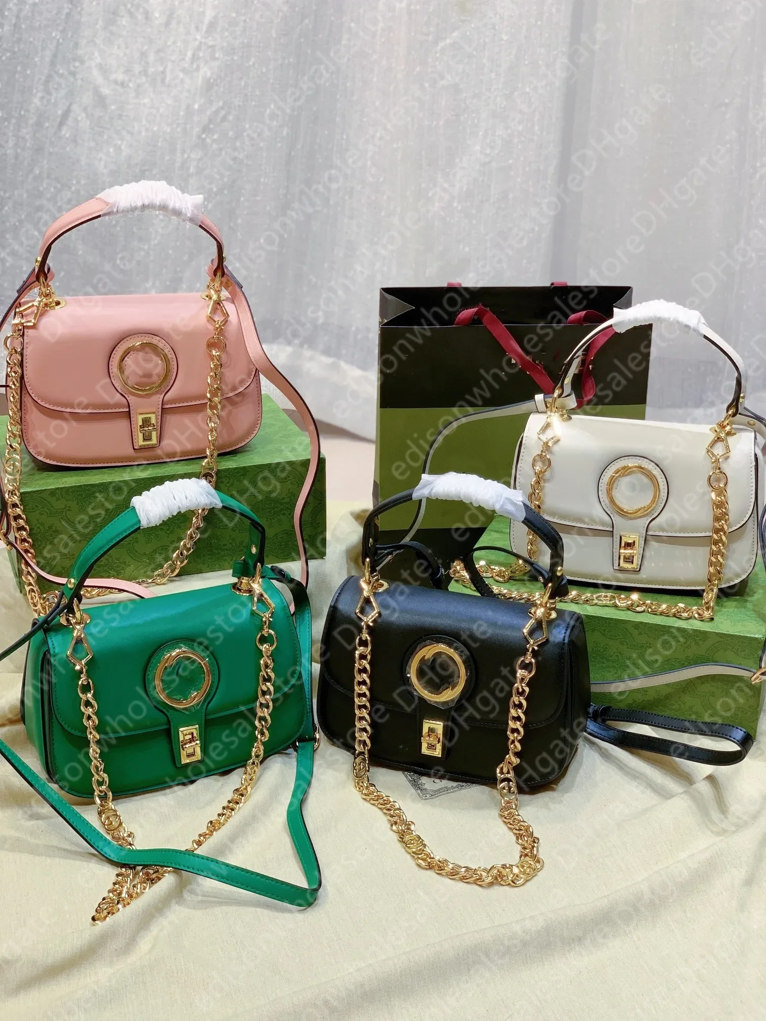 

Женская Классическая кожаная сумка через плечо с алфавитом