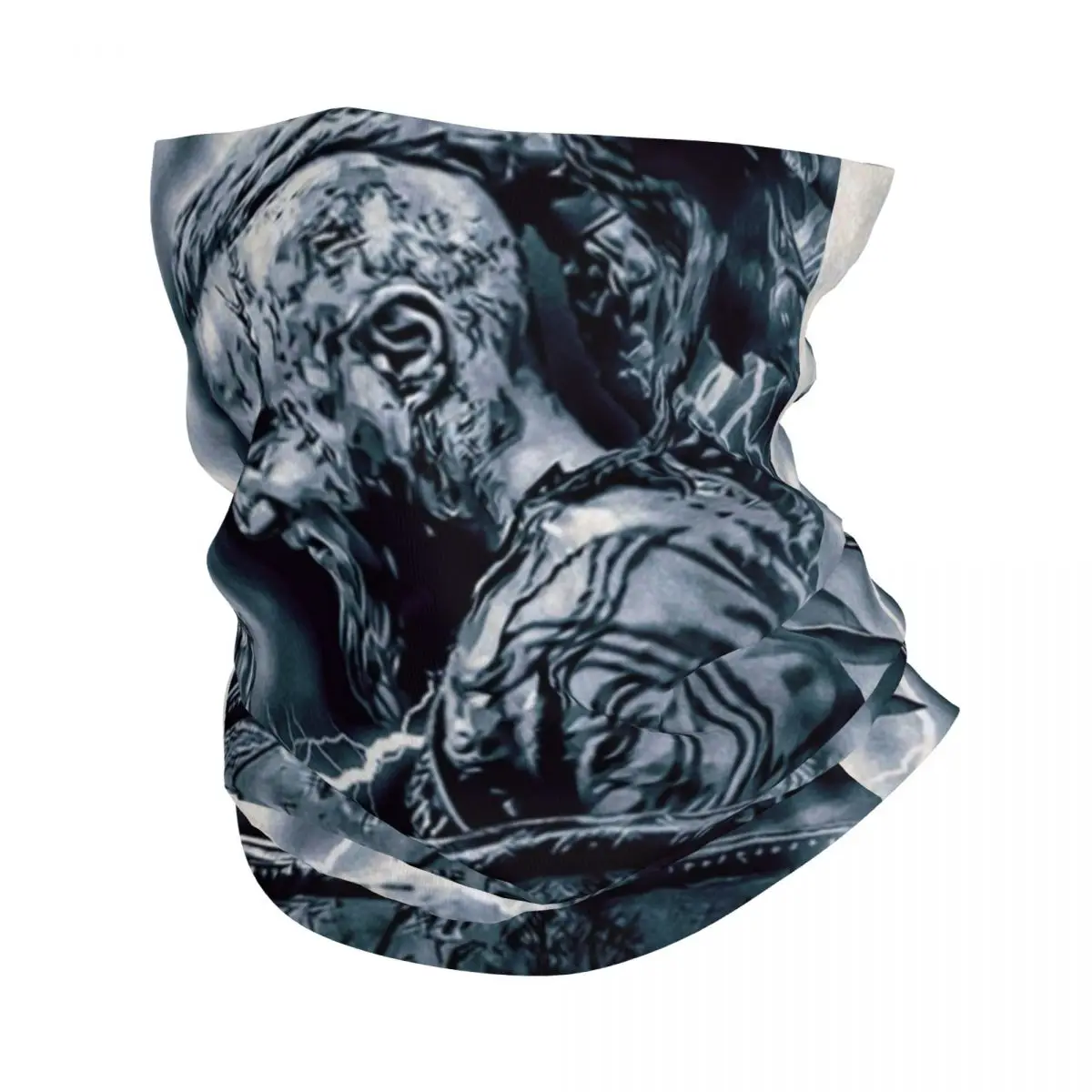 

Ragnar Lothbrok Winter Headband Neck Warmer Women Men Hiking Camping Tube Scarf Viking King Face Bandana Gaiter