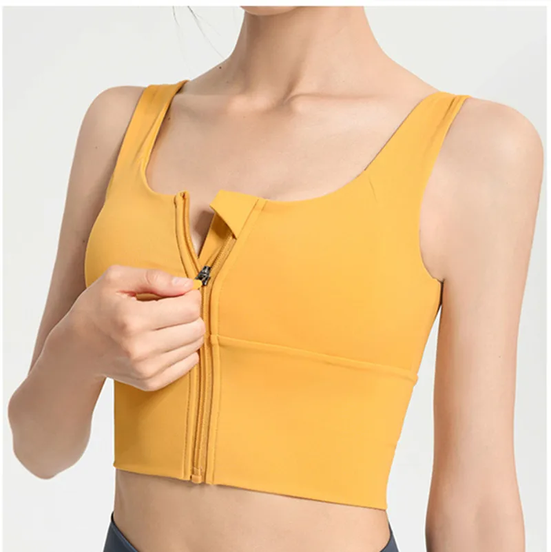 

Спортивное нижнее белье LULU LVGG, женские амортизирующие высокопрочные топы для бега, жилет для улицы, бюстгальтер