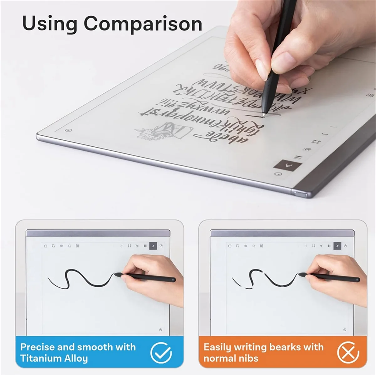 Сменные наконечники для стилуса замечательного планшета 2-прочный металлический
