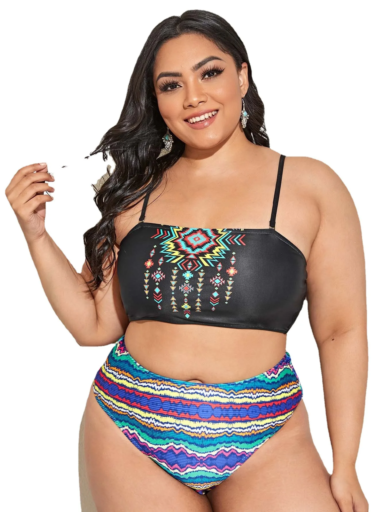 plus size push up swim suit