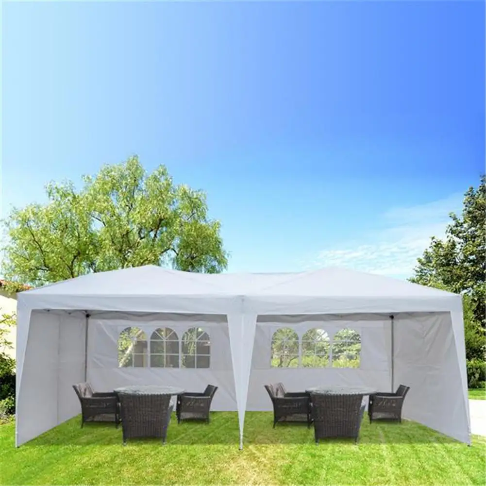 

Portable Instant Open Canopy Shade Shelter 2 Door Gazebo Tent W/carry Case And Side Walls [Ready Stock]