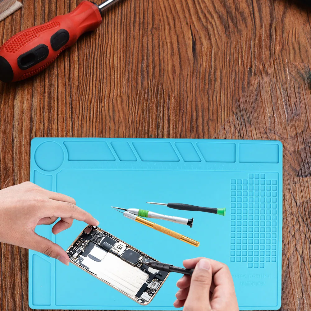 

Heat Insulation Soldering Pad Repair Maintenance Platform Desk Mat High Temperature Welding Mat for Precision Maintenance