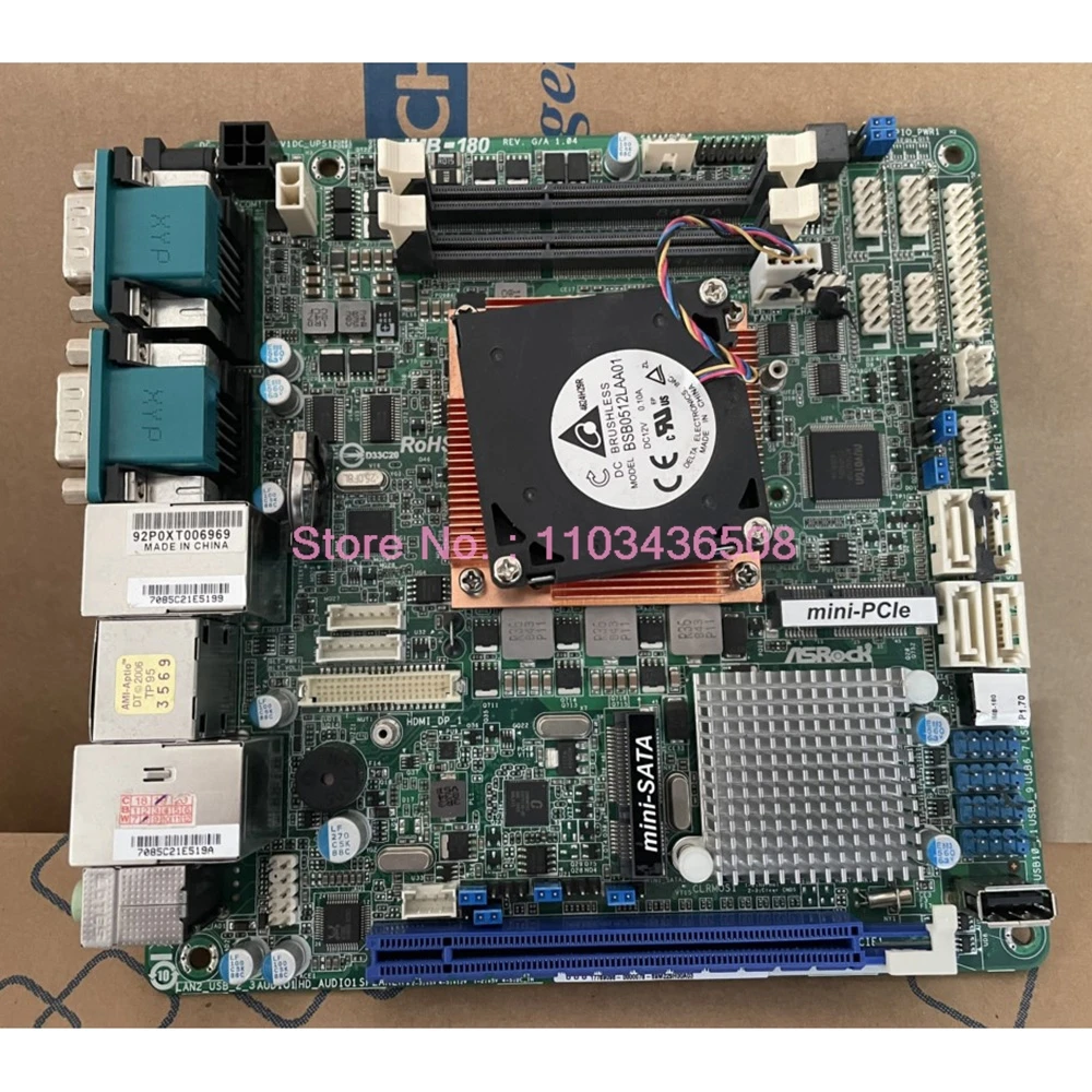 Для ASRock IMB-180 RE V.G/A 1 04 Mini-ITX Промышленная материнская плата