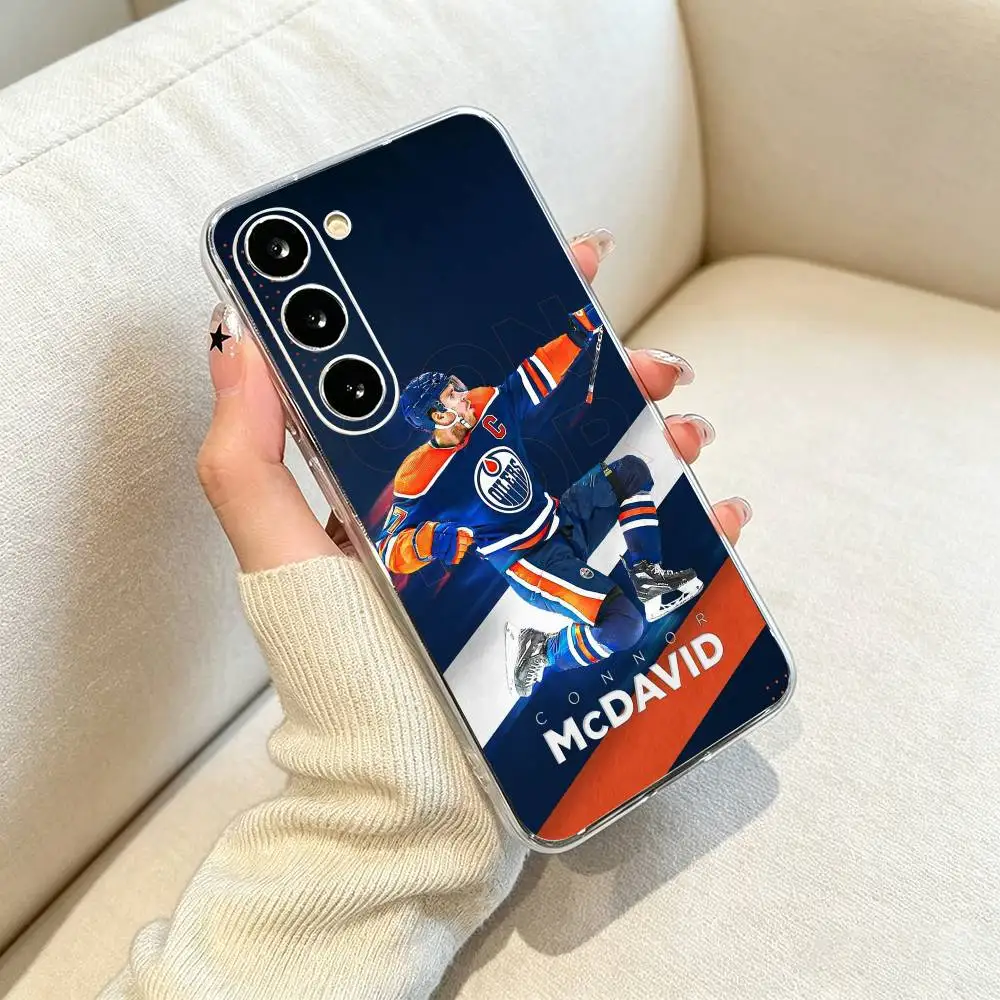 Фото Прозрачный чехол для телефона Star C-Connor McDavid 97 для Samsung Galaxy A71, A70, A40, A52, A51, A30 №2
