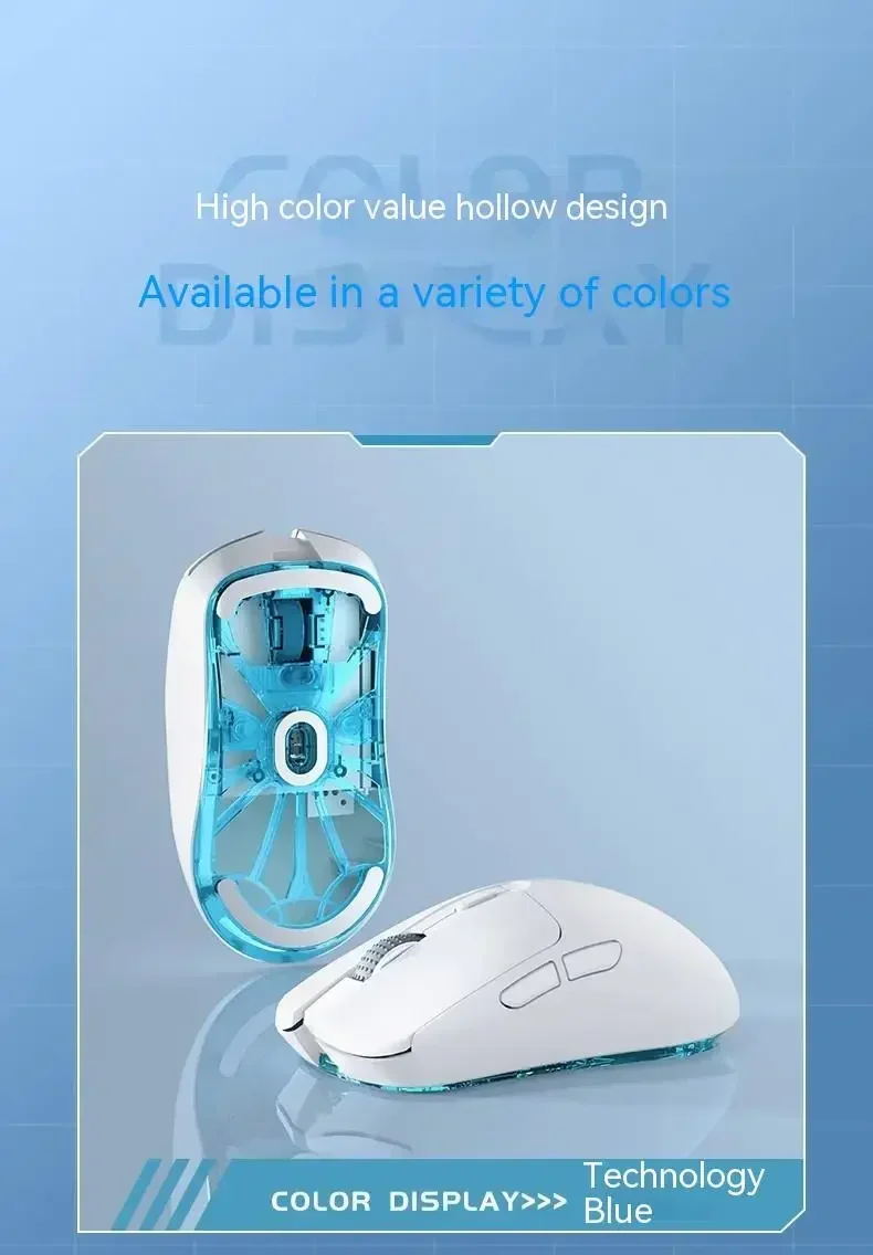 Беспроводная мышь Phylina S450 Paw3395 двойной режим 2 4 ГГц легкая эргономичная для