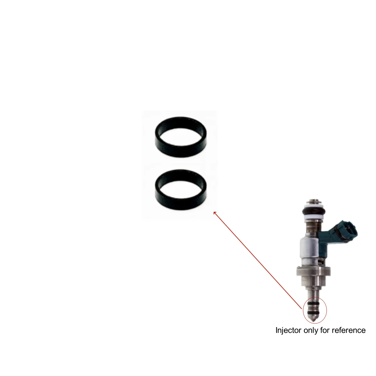 

Уплотнение из ПТФЭ топливной форсунки GDI для Lexus IS250 2006-2015 2.5L GS300 2006 3.0L, часть 23250-31020 (AY-P3211)