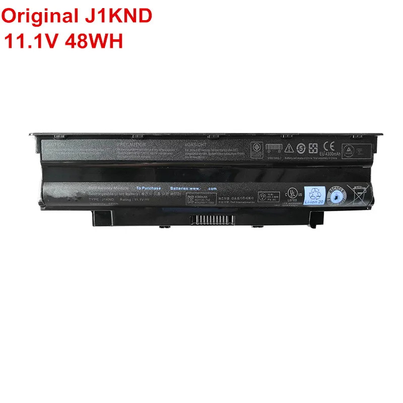 

11.1V 48WH 6cell Original Laptop Battery J1KND For Dell Inspiron 13R 14R 15R N3010 N4010 N5010 N5110 N7010 Notebook 04YRJH New