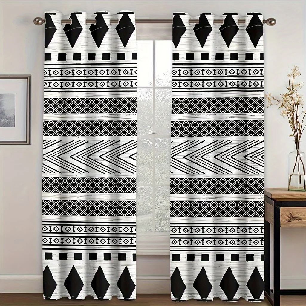 2 шт. карманные занавески с мандалой для спальни гостиной