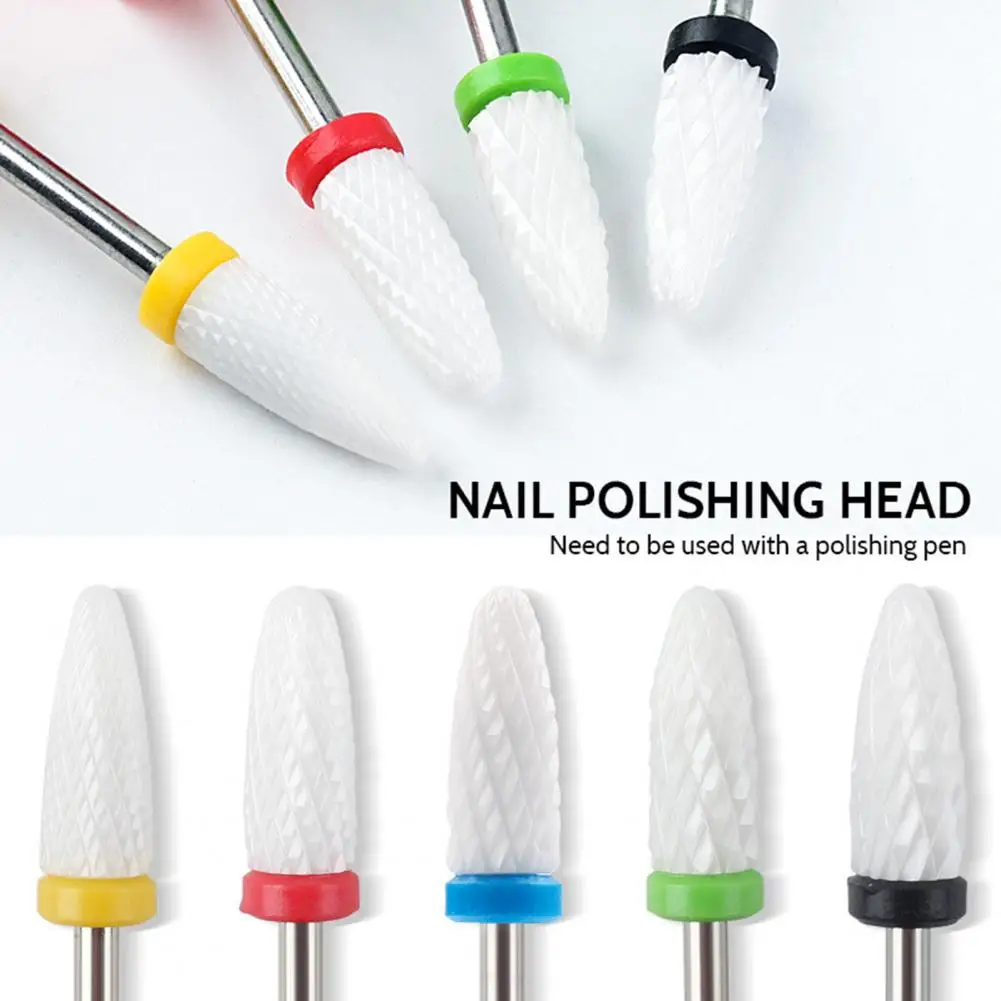 

2.35mm Nail Drill Head Universal Toe Toenail Cuticle Drill Bits Sharp Polished Nail Surface Grinder Drill