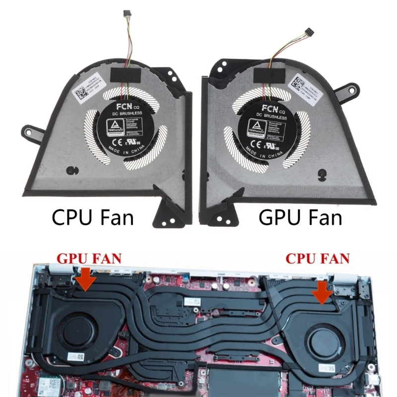 

Кулер для ноутбука, 12 В, радиаторы, вентилятор охлаждения ЦП для GA503 ROG Zephyrus B2RC