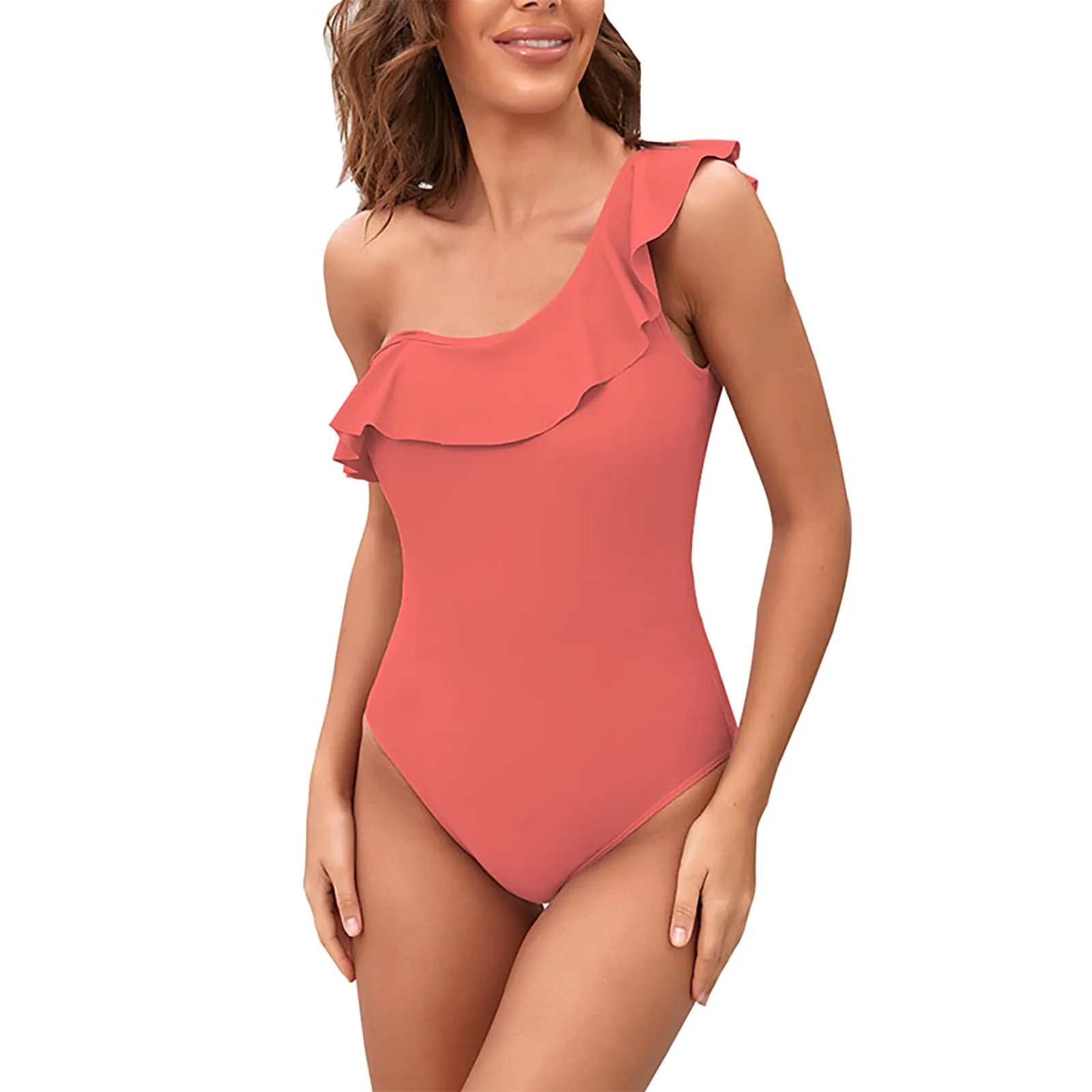 

Консервативный слитный купальник, женское бикини 2023, летний сексуальный слитный купальник с открытой спиной и плечами, купальный костюм, бикини