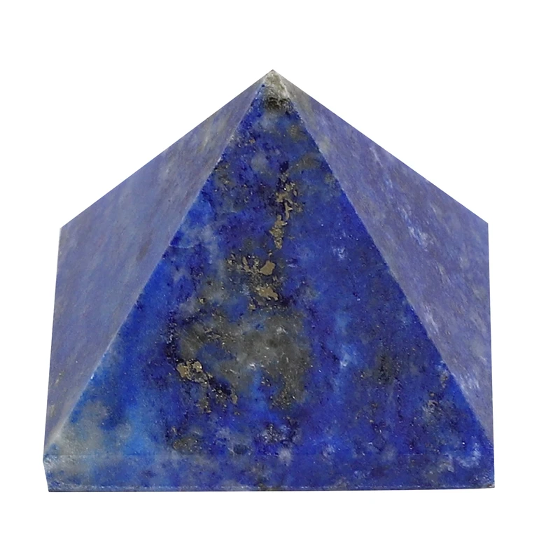 

Natural Lapis Lazuli Crystal Pyramid Tower 3Cm Energy Healing Gift Home Decor