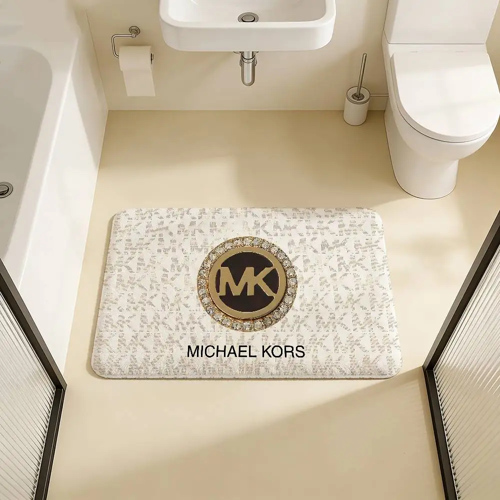 Фото Кухонный коврик M-Michaels-Fashion-Kors: недорогой, противоскользящий, современный, для гостиной, балкона, с принтом, для домашнего декора №5