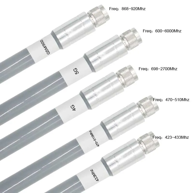 Outdoor Base 120cm Outdoor Waterproof 5G 4G GSM 433Mhz 470Mhz 510Mhz Helium Hotspot Miner FRP Antenna 900MHz Fiberglass Antenna