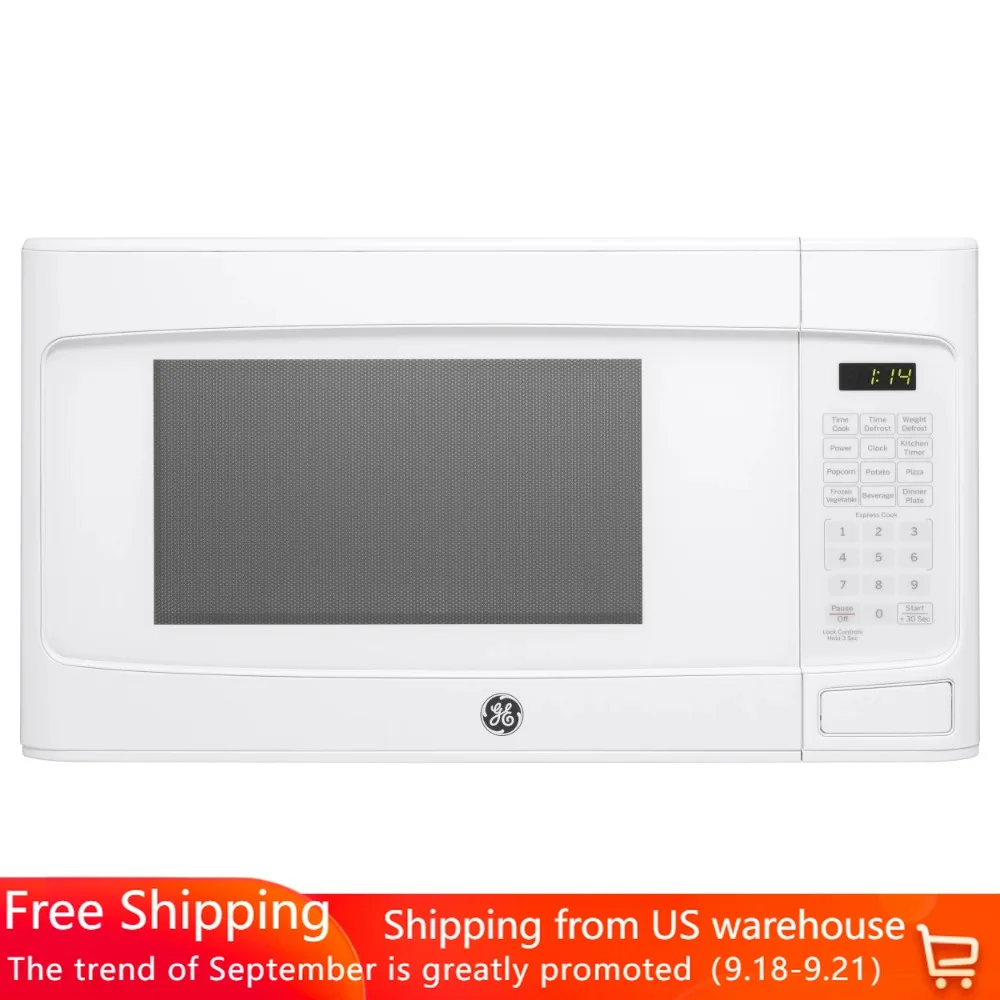 

1.1 Cu. Ft. Capacity Countertop Microwave Oven White JES1145DLWW Microwave Free Shipping Ovens Kitchen Appliances Home