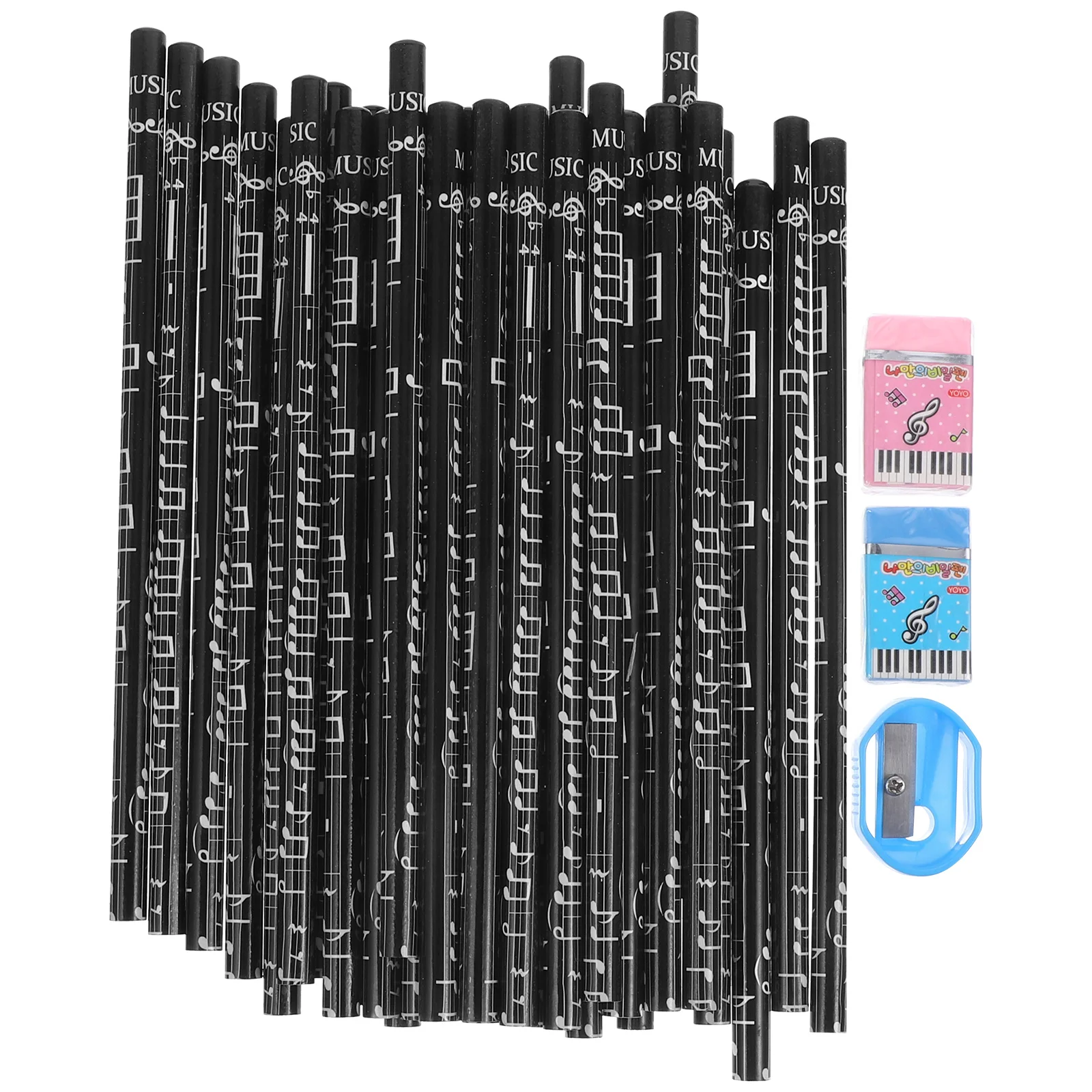 

36pcs Kids Wooden Pencils Creative Musical Note Pencils Birthday Party Favors Colored