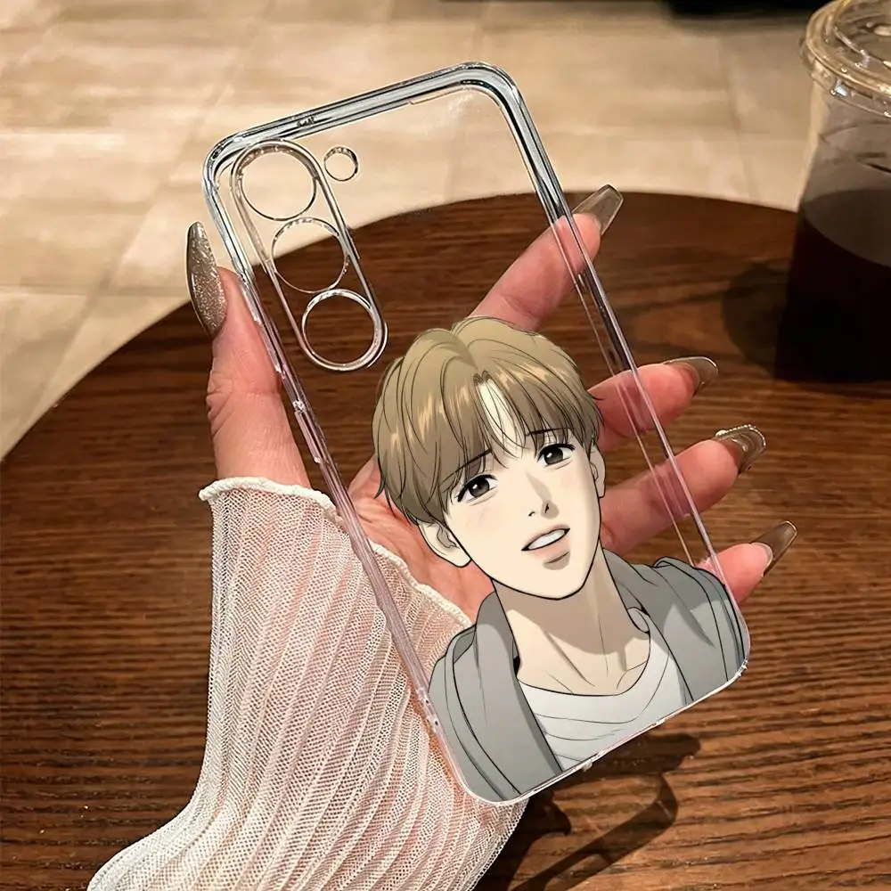 Фото Чехол для телефона Bl Manhwa Jinx Joo Jaekyung Kim Dan Anime для Samsung Galaxy, мягкий на ощупь, ударопрочный, с точными вырезами, прозрачный, с принтом №4