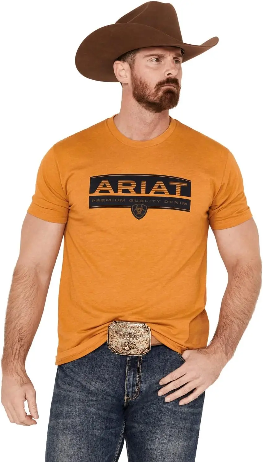 Мужская футболка Ariat Shadows Buckhorn Heather Medium