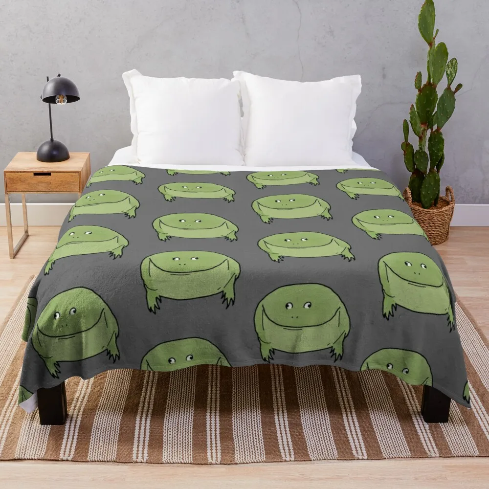 

Round Froggo Throw Blanket Blanket Luxury Brand