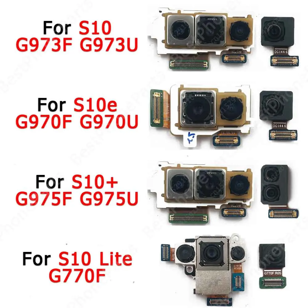 

Original Front Back Camera For Samsung Galaxy S10 Lite Plus S10e G970 G973 G975 G770 Facing Rear Frontal Selfie Camera Module