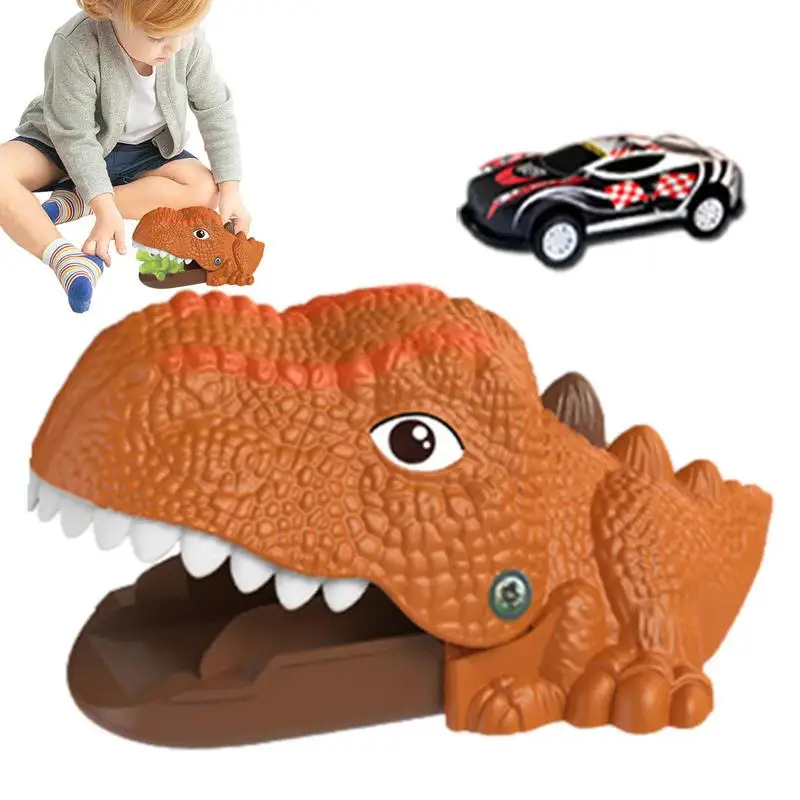 

Динозавр игрушечная катапульта 1 Кнопка нажатие запуска Юрского периода Динозавр игровой набор катапульта инерции скользящий динозавр автомобиль крутая дорожка динозавра