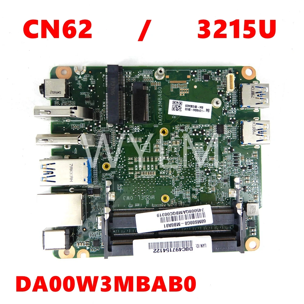 

CN62 with 3205U CPU Mainboard For ASUS ASUS Chromebox CN62 Laotop Mainboard CN62 DA00W3MBAB0 Motherboard