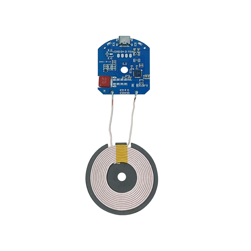 Wireless Charger Module 15W Transmitter Base Fast Charge PCBA Board + Coil QI Standard Wireless Charger Module