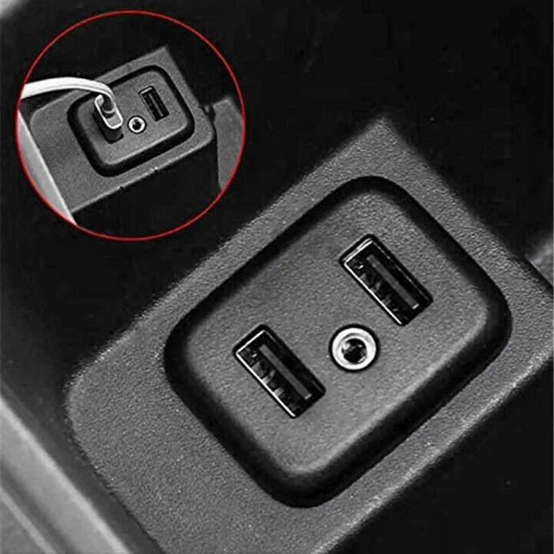 13519224 13509942 Новый двухпортовый интерфейс AUX Jack для GM Buick Chevrolet 2016-2018 Silverado Sierra Tahoe Yukon -