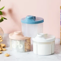 portable baby food storage box essential cereal infant milk powder box toddler kids snacks 4 grids container large capacity