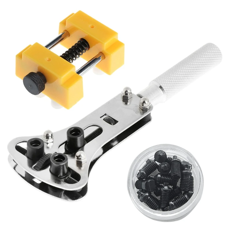 

1 Set Watch Repair Mount Tools Opener Back Cover Cap Opening 3 Claws Base Profes