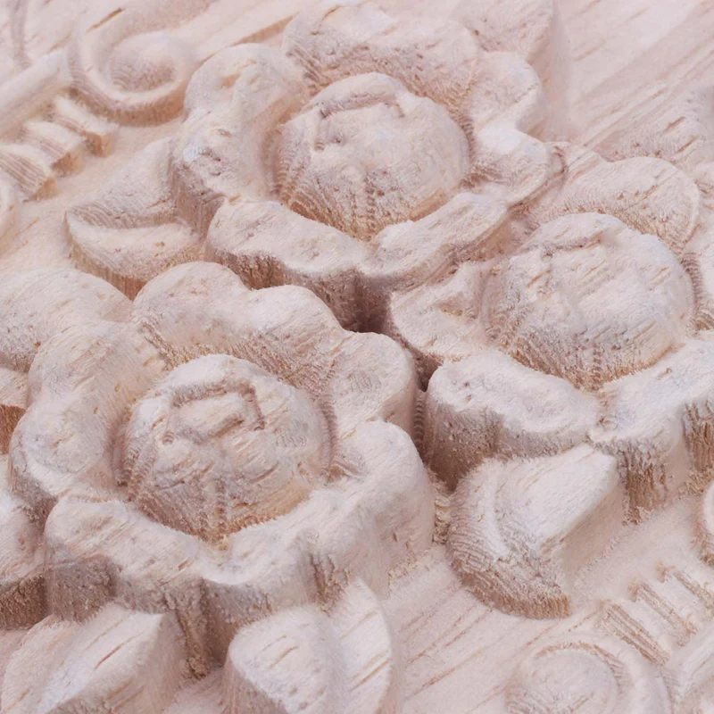 4 шт. деревянная декоративная аппликация в стиле ретро