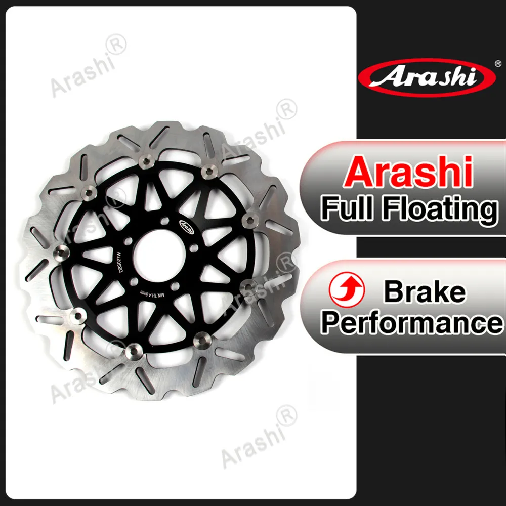 

Arashi 1PCS 320mm Motorcycle CNC Floating Front Brake Disk Disc Rotors For KAWASAKI NINJA ZX-7R ZX-9R ZX7RR ZXR750L ZXR750R 750