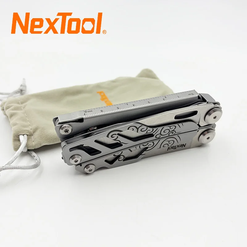 Фото Многофункциональный инструмент NexTool Flagship Pro 16 в 1: плоскогубцы, складной нож, отвертка, ножницы, EDC-инструмент для кемпинга и выживания на природе №1