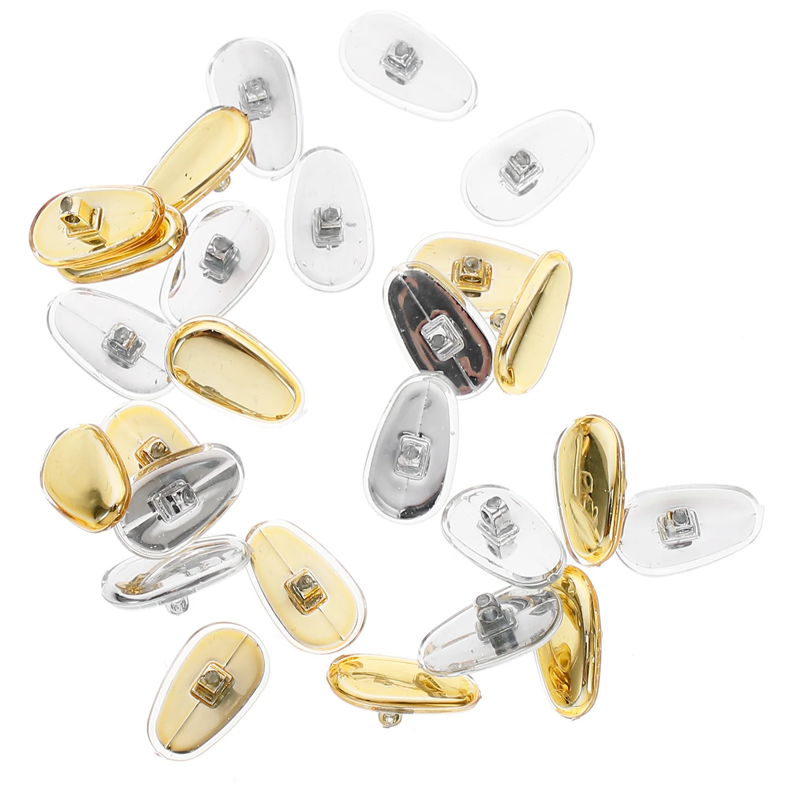 

16 Pairs Glasses Oval Nose Pads Eyeglass Nose Pieces Sunglasses Accessories