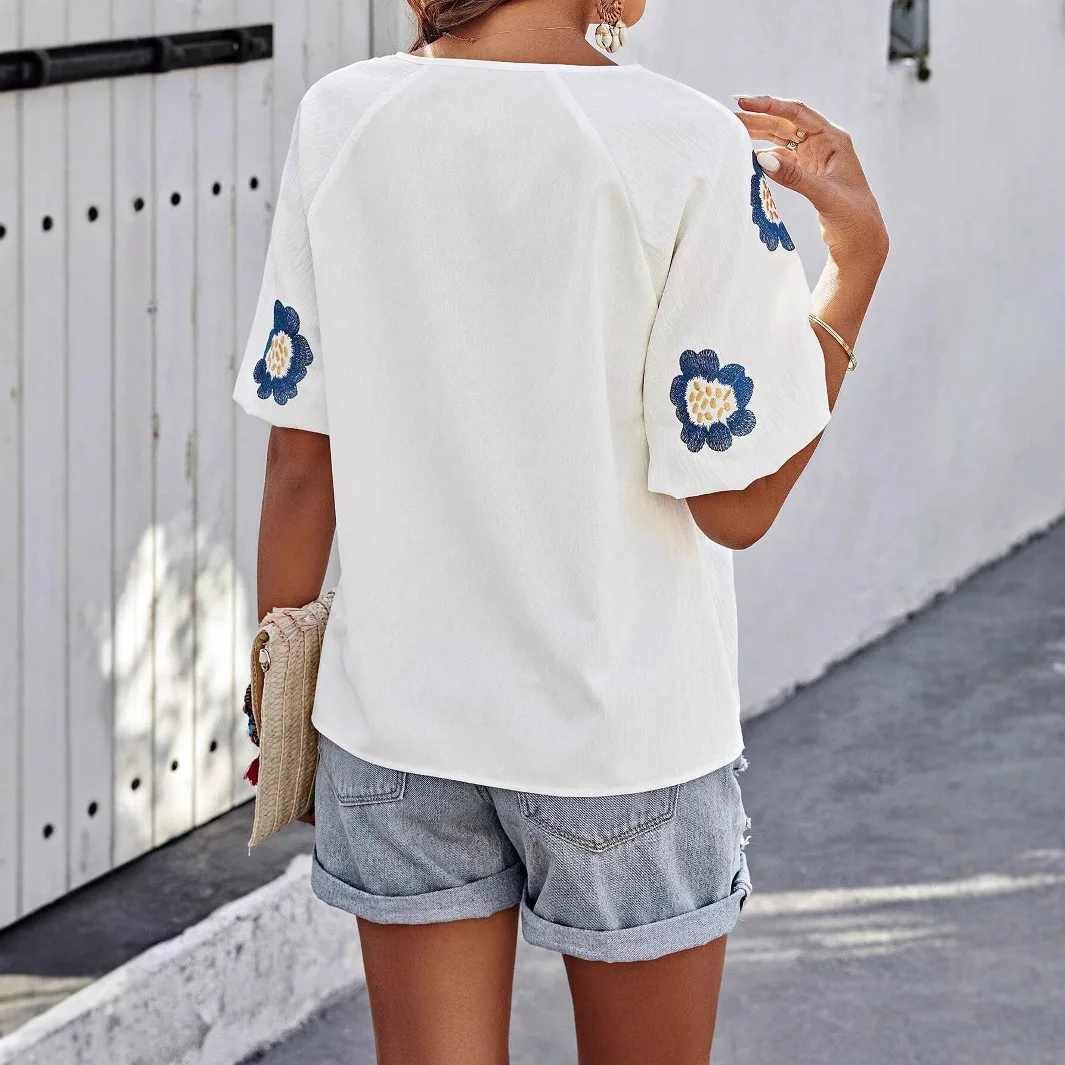 Элегантная женская блузка топ 2022 весна/лето новые рубашки Koszule I Bluzki Белый Топ