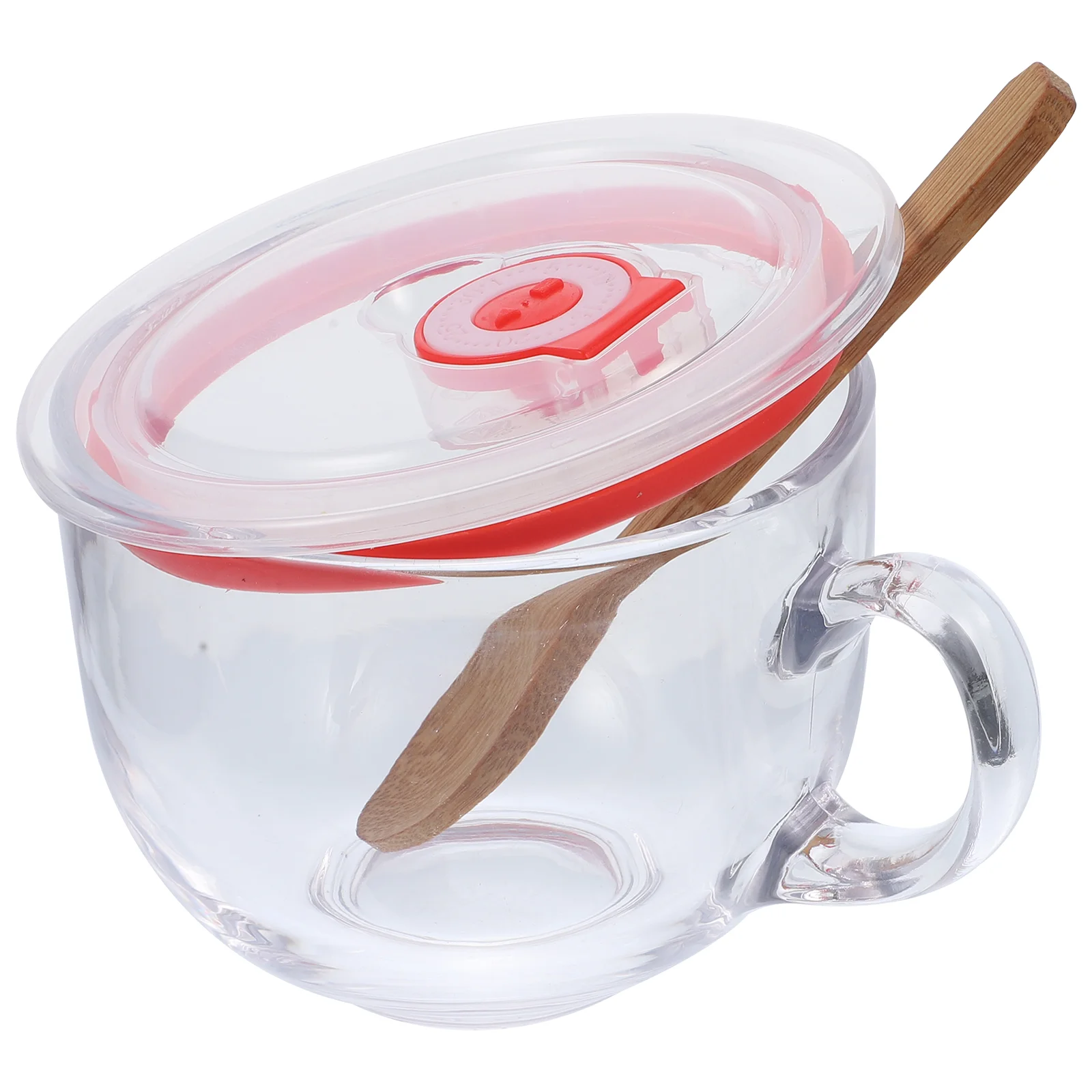 

Breakfast Cup Clear Container Creative Oatmeal Cup Anti-leak Porridge Cup Household Cereal Cup Metal Practical Fruits Container