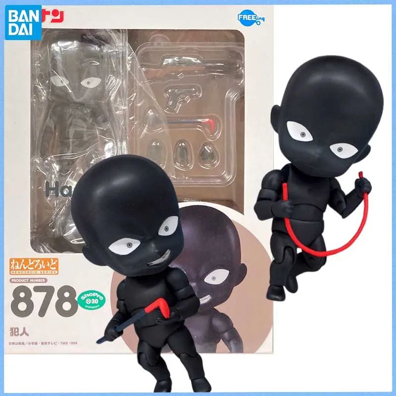 Фото Коллекционная подвижная фигурка GSC Nendoroid 878 Детектив Конан Ханнин, аниме-персонаж, подарок для фанатов, хит продаж №1