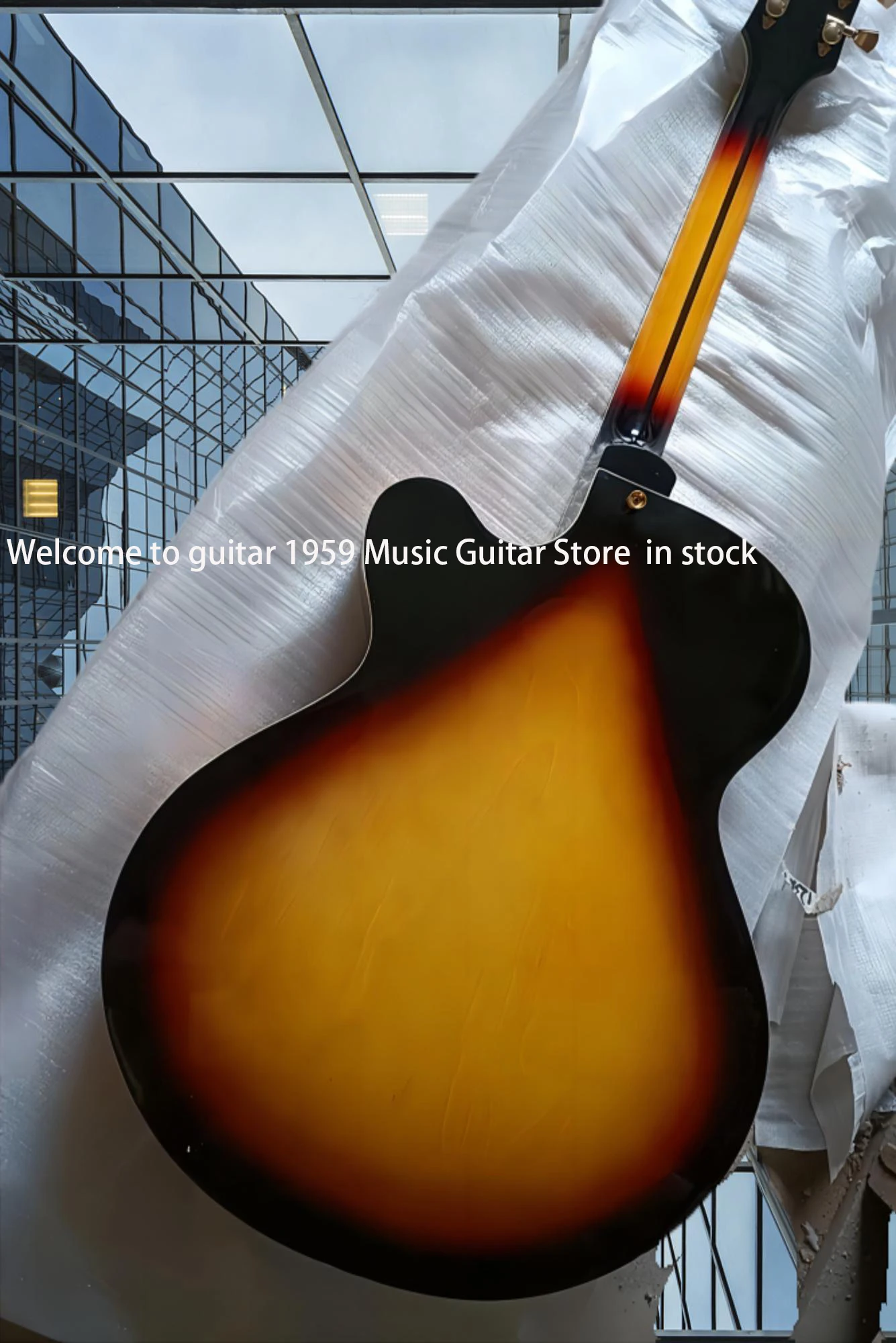 hot Guitar made in China Custom Shop Classic Sunburst L - 5 Very Beauty High Quality