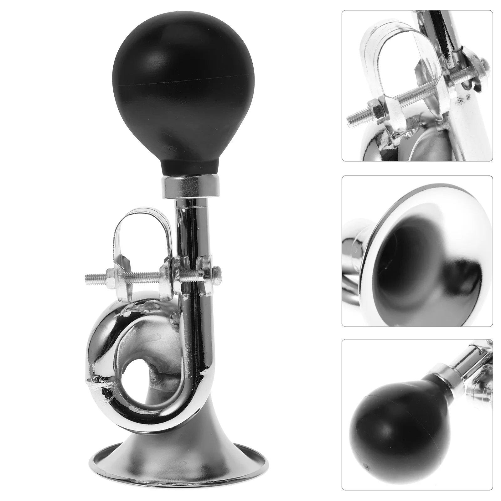 

Bike Horns Vintage Clown Handlebar Bells Loudspeaker Snail Air Horn for Mountain Bike Road Bike Parts Accessories ( Bicycle