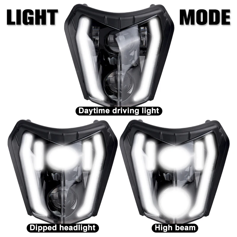 Фитиль Головной фонарь для мотоцикла 12 В KTM EXC XC XCF XCW XCFW SXF SXS 125 150 250-530 690 2017-2018 -